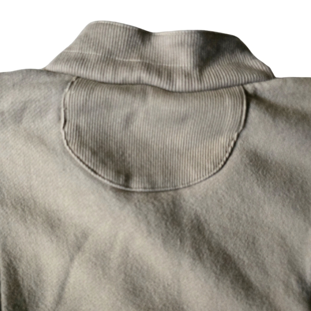 JOAH BROWN Retro Half Zip Pullover Sweatshirt M/L Tan Brown - Picture 8 of 11